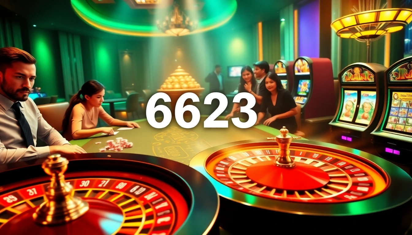 Engage in the thrilling 6623 đăng nhập experience with a vibrant online casino scene.