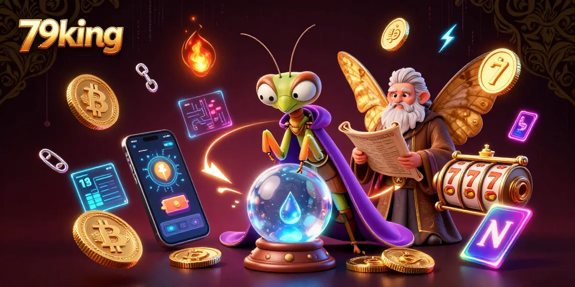 Engage with exciting features of the 79king casino through vibrant illustrations and elements.