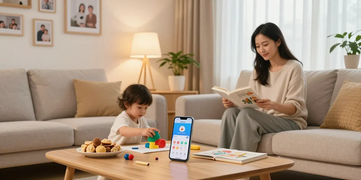Rokok88 super promoting a cozy parenting scene with mother and child enjoying quality time in a nurturing living room.