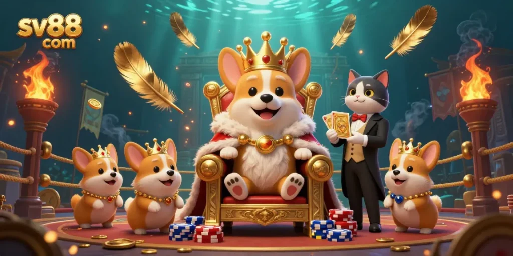 Experience thrilling gaming at sv88 com in an exciting 3D illustration full of action and gold.